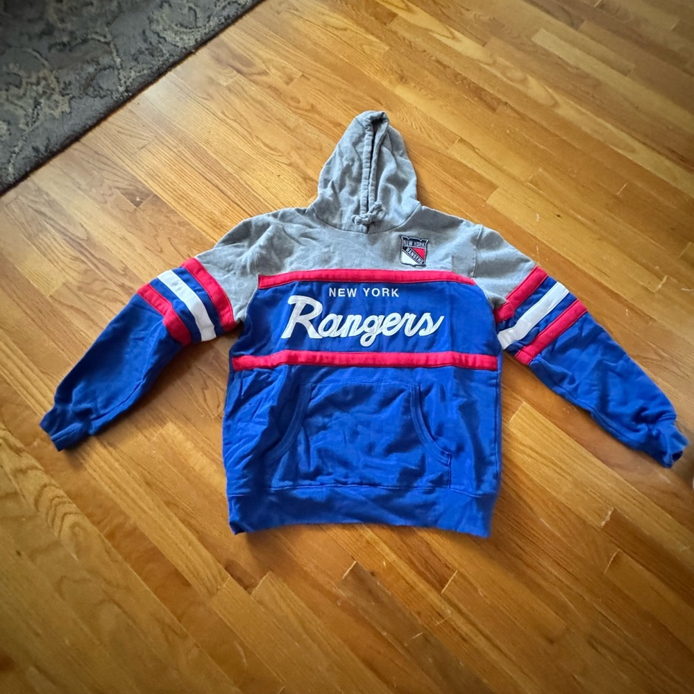 New York Rangers sweatshirt Mitchell and ness